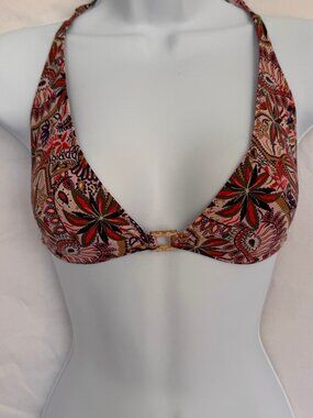 Tory Burch Triangle/Halter Bikini Top